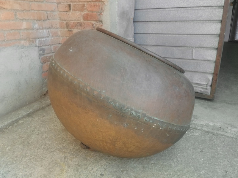 bombo olla maq garapiñar almendra cobre o3.5 alt 62 o68 1u